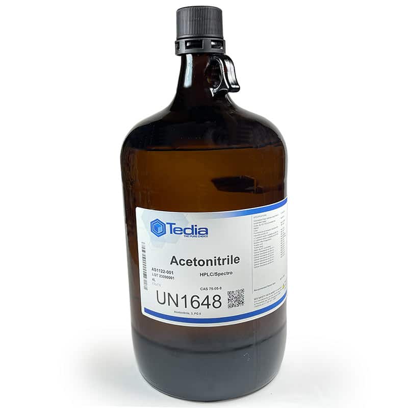 HPLC ACS HIgh Purity Grade Acetonitrile, 4L for sale. Buy from The