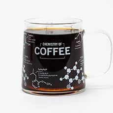 Coffee Chemistry Glass Mug, 10 oz. 