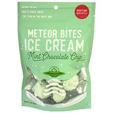 Meteor Bites Ice Cream: Mint Chocolate Chip