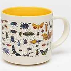 Beetles & Butterflies, Flutter & Fly Ceramic 15 oz. Mug