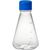 Baffled Bottom Erlenmeyer Flasks, 500mL, PC, cs/12