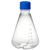 Baffled Bottom Erlenmeyer Flasks, 1L, PC, Sterile, Cs/6