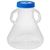 Baffled Bottom Jumbo Erlenmeyer Flasks, 5L, Styrene-Butadeine, cs/4