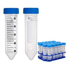 ProSeries Performance Centrifuge Tubes, 50mL, Sterile, 20 Eco-Plastic Racks of 25, Pk/500