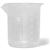 Polypropylene Plastic Graduated Beaker, 100mL, Pk/12