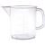 Short Form Plastic Graduated Beaker with Handle, 1000mL, Pk/6