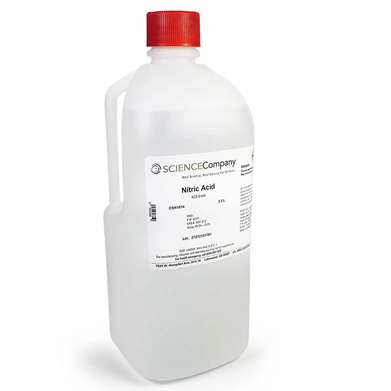 Nitric Acid, Concentrated, 2.2L for sale. Buy from The Science Company.