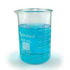 Dual Scale Borosilicate Beaker, 400mL