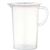 Tall Form Plastic Graduated Beaker with Handle, 2000mL, Pk/6